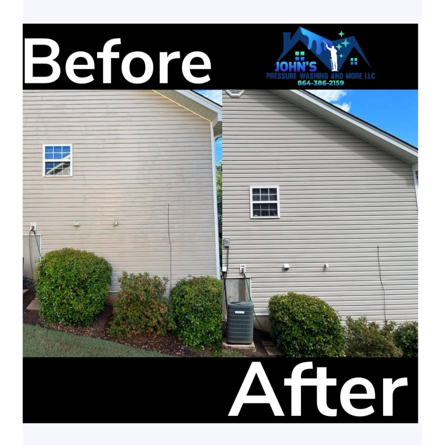 House Wash, Roof Wash, Gutter Cleaning, & Driveway Cleaning in Anderson, SC Thumbnail